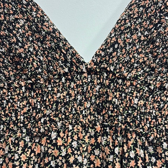 Floral Black Maxi Dress - Picture 2 of 4